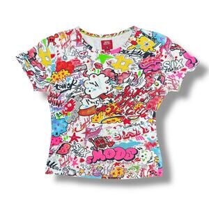 Miss Sixty Graffiti AOP Top